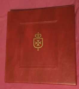 ALBUM MARINI SOVRANO MILITARE ORDINE DI MALTA SMOM 1989 /2002 - Foto 1 di 10