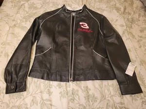 Chaqueta para mujer Wilson de cuero Chase Authentics Dale Earnhardt Senior talla grande - Imagen 1 de 6
