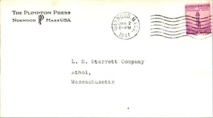 The Plimpton Press - Norwood Massachusetts to Athol January 2 1941 - Picture 1 of 1