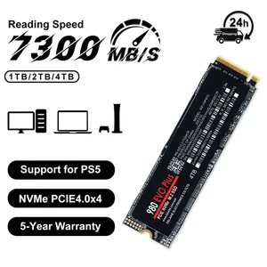 1/2/4TB 980 EVO Plus PCIe 4.0 NVMe M.2 Hard Drive SSD Internal Solid State Drive - Afbeelding 1 van 20