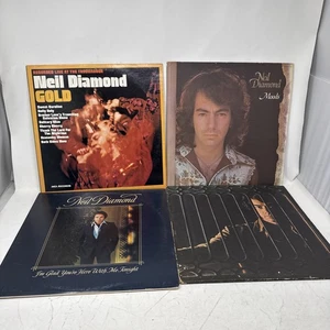A Lot Of 4 Neil Diamond Vinyl Lps - Picture 1 of 10