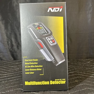 NDI 5 in 1 Multifunktions Bolzensucher Wandscanner mit Laser Entfernungsmesser... - Bild 1 von 4