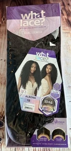 Cloud 9 What Lace? Aleena 1B 13x6 Pre-Tweezed Glueless Wig 100% Premium Fiber - Picture 1 of 6