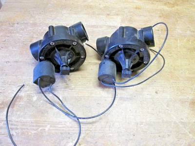 2 rain bird 24 vac inline control switchs 1 inch threaded - Image 1 of 4