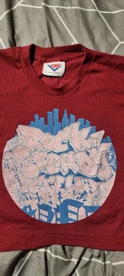 Rock Steady Crew 1985 Tshirt very rare  Doze  Art work Bronx  Bboyin Mid Drift  - Image 1 of 4