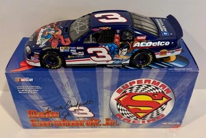 1999 Dale Earnhardt Jr Superman DC Comics signiertes Auto 1/24 Druckguss-Auto mit Echtheitszertifikat - Bild 1 von 2