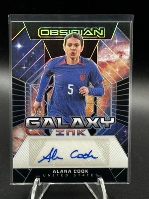 2024-25 Panini Obsidian Soccer Alana Cook Auto /99 USWMT - Image 1 of 2