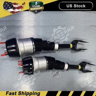 2* Front Air Suspension Shock Struts w/o ADS For Mercedes W166 X166 GL450 GLS550 - Image 1 of 4