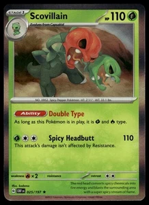 SV03: Obsidian Flames #025/197 Scovillain Holo - Picture 1 of 2