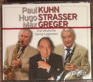 Paul Kuhn, Hugo Strasser & Max Greger - Drei Deutsche Swing Legenden - 4CDs Neu - Bild 1 von 2