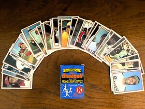 1985 TOPPS BASEBALL ALL TIME HOME RUN KINGS COMPLETE COLLECTOR'S SET EXCLUSIVE