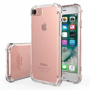Für iPhone 8 Hülle Stoßfest Kristallklar Weich Silikon Gel Stoßstange Abdeckung Slim - Bild 1 von 5