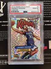 2015 Panini Excalibur Andrew Wiggins Kaboom PSA 10