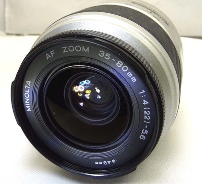 Minolta 35-80mm f4-5.6 Lens Maxxum AF inop - Parts or Repair AS IS - Image 1 of 4