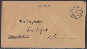 Apr 26, 1954 Margaretsville, NS to District Post Office Inspector - Picture 1 of 1