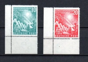 Confederazione 1949 lotto 111/12 francobolli UER Bundestag Bonn nuovi di zecca - Foto 1 di 2