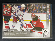 Akira Schmid 2022-23 Upper Deck Game Dated Moments SP Card  /599  **In-Hand**