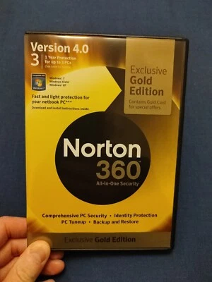 Norton 360 Version 4 Gold Edition DVD With Product KEY - Image 1 of 4