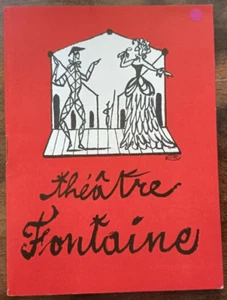 THEATRE FONTAINE - André Puglia - CASH-CASH - Programme 1956 - Imagen 1 de 3