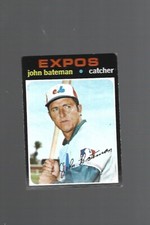 1971 TOPPS BASEBALL CARD #628-JOHN BATEMAN-EX