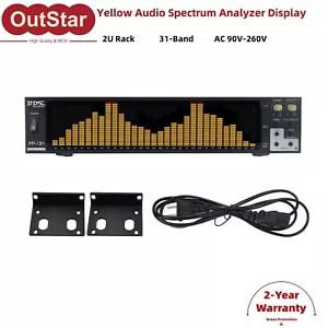 BDS PP-131 Audio Spectrum Analyzer Display 2HE Rack 31-Band Musik Rhythmus Licht #s - Bild 1 von 8