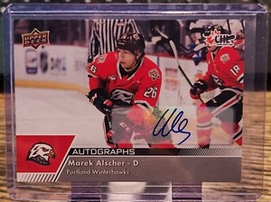 2022-23 Upper Deck CHL RARE Marek Alscher Autograph