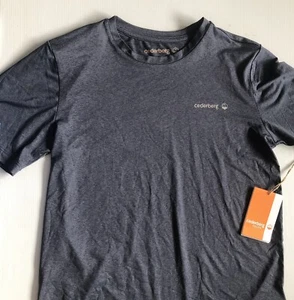 Cederberg Youth Machu Technical Tee Size 16 Charcol Brand New - Picture 1 of 5