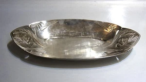 C.1950 VINTAGE GALLIA FRANCE PROD. CHRISTOFLE PLATE BREAD DISH STAMPED - Picture 1 of 1
