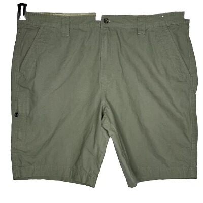 Pantalones Cortos Chinos Outdoor Life Para Hombre 44 Bolsillos Oliva 100% Algodón Bolsillo con Cremallera Foto 1 de 4