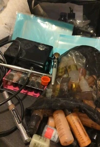 Luminess Air Airbrush Pro W lots of Makeup 2 Pens Makeup & Tanning ,stencils Pre - Picture 1 of 19