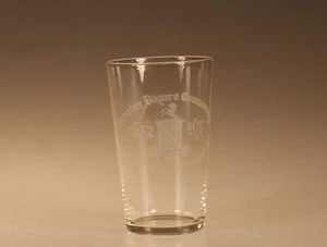 Seltener Tempelritter Chevalier Bayard Jahreskonklave Glas Becher Chicago 1907 - Bild 1 von 4