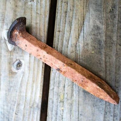 Clavo cuadrado antiguo Grandpa 1870 usado para Goldmine West Rim Grand Canyon Arizona Foto 1 de 4