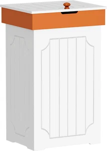 Gabinete de cubo de basura, cubo de basura de cocina de 13 galones, cubo de basura de reciclaje de madera, hacer - Imagen 1 de 9