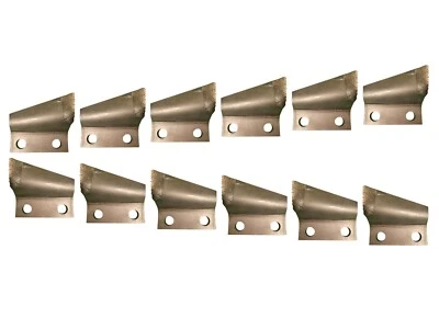 6 RH & 6 LH Carbide Trenching Teeth- B135910, B135911, 3" Centers on Bolt Hole - Image 1 of 2