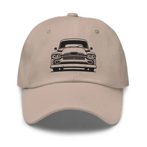 1958 Chevy Apache Vintage Truck Dad Mütze - Retro Classic Pickup Cotton Twill Cap - Bild 1 von 6