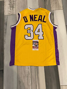 Shaquille O’Neal Signed Los Angeles Lakers  Autographed Jersey JSA Yellow