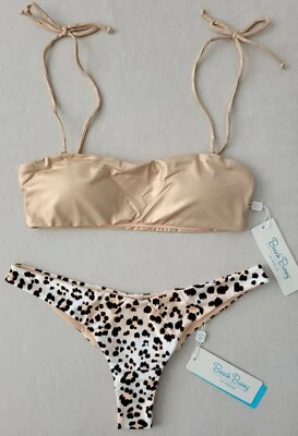 Bralette Beach Bunny Luna (talla L) y parte inferior de tango Sydney (talla M y XL) NUEVO CON ETIQUETAS Foto 1 de 4