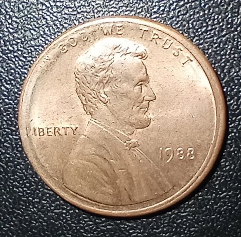1988 Error Coin Broadstruck? Double Rim? #161 Cover