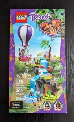 LEGO FRIENDS 41423: Globo aerostático Tiger Jungle Rescue Nuevo Sellado de Fábrica Foto 1 de 4
