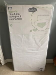 Mothercare waterproof fibre filled cot mattress 120 x 60 NEW