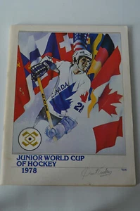 1978 World Junior Hockey Championship Program Pelle Lindbergh Wayne Gretzky - Bild 1 von 17