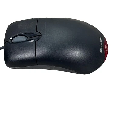 Microsoft Wheel Mouse Optical USB X802382-002 Black Tested - Image 1 of 4