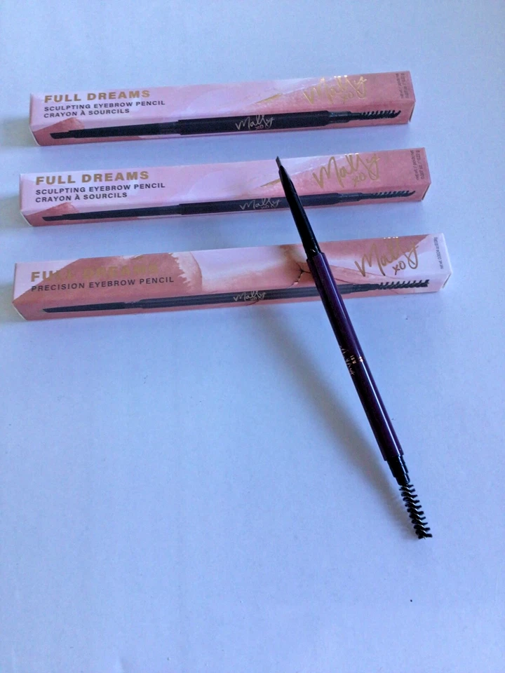 SET X 3 MALLY FULL DREAMS PRECISION BROW PENCIL - Brown - Taupe + - Image 1 of 1