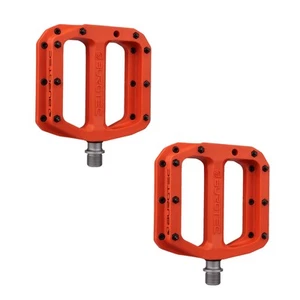 coppia pedali flat mk4 composite 1505 arancione BUMK4CO Burgtec flat bici pedali - Foto 1 di 1