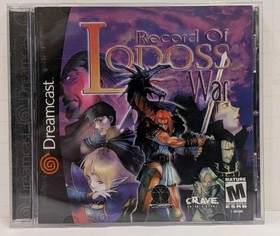Record of Lodoss War Sega Dreamcast CIB Tested Working Lightly Scratched RPG