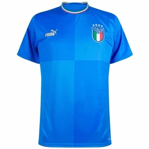 Puma Italien Trikot Herren Large Home Blau 765643 01 Neu - Bild 1 von 13