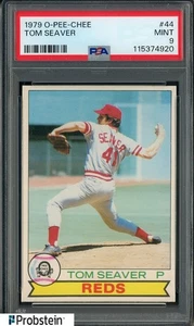 1979 O-PEE-CHEE OPC #44 Tom Seaver Cincinnati Reds HOF PSA 9 MINT - Picture 1 of 2