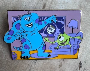DISNEY AUKTIONEN (P.I.N.S.) MONSTERS INC MIKE & SULLEY AT HOME PIN LE 500 - Bild 1 von 2