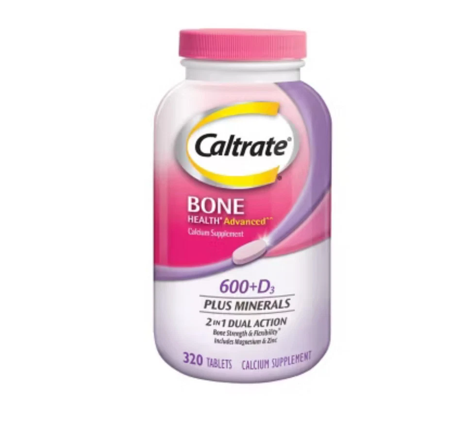 Minerales Caltrate D Plus con Magnesio y Zinc, 320 Comprimidos Foto 1 de 4