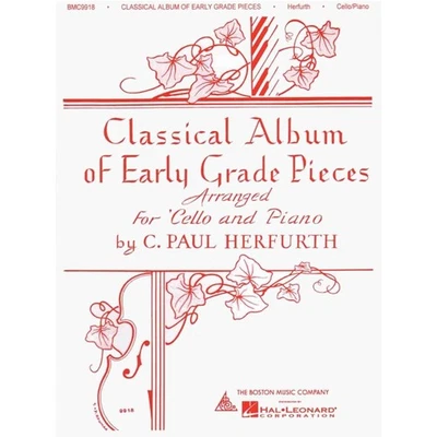 Classical Album Of Early Grade Pieces, For Cello And Piano - Image 1 of 3